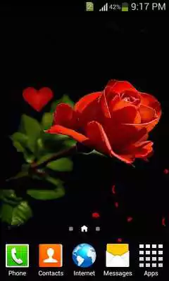Play Rose GIF Live Wallpaper