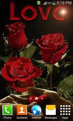 Play Rose GIF Live Wallpaper