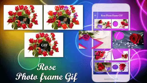 Play Rose GIF Photo Frame Editor  and enjoy Rose GIF Photo Frame Editor with UptoPlay