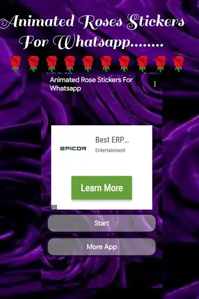 Play Rose Gif Sticker for Whatsapp as an online game Rose Gif Sticker for Whatsapp with UptoPlay