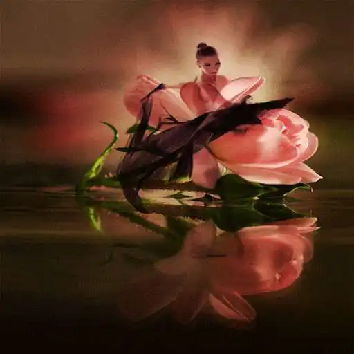 Play Rose Girl Live Wallpaper APK