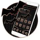 Free play online Rose Gold Black Bat Theme APK