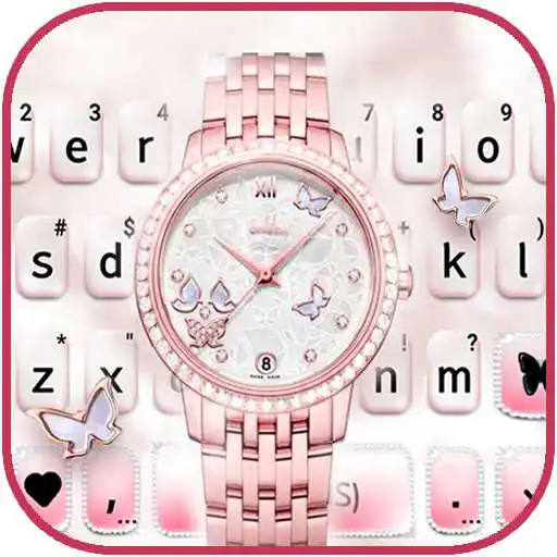 Play Rose Gold Watch Keyboard Theme APK Play Rose Gold Watch Keyboard Theme APK