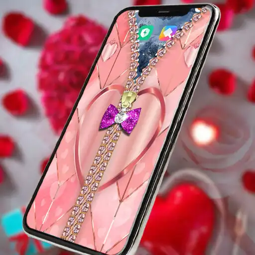 Play Rose Heart Lock Screen Zipper APK Play Rose Heart Lock Screen Zipper APK
