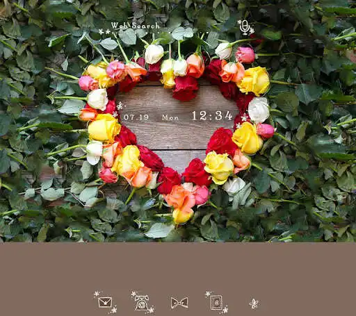 Play Rose Heart Theme +HOME  and enjoy Rose Heart Theme +HOME with UptoPlay
