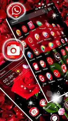 Play Rose Launcher Theme