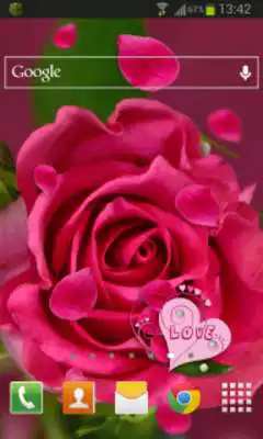 Play Rose Love Live wallpaper