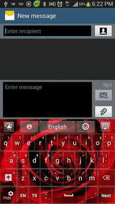 Play Rose of Love GO Keyboard