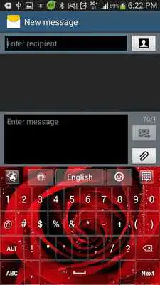 Play Rose of Love GO Keyboard