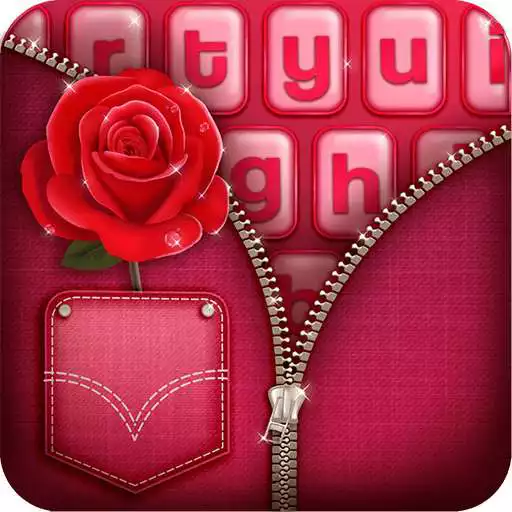 Free play online Rose Red Keyboard Themes  APK