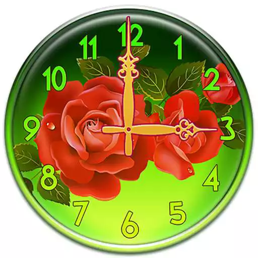 Free play online Roses Clock Widget APK Free play online Roses Clock Widget APK