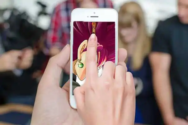 Play Rose SSJ Goku Zip Screen Lock