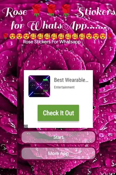 Play Roses Stickers For WhatsApps as an online game Roses Stickers For WhatsApps with UptoPlay