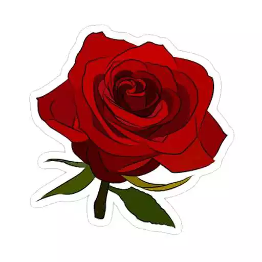Free play online Roses Stickers  APK