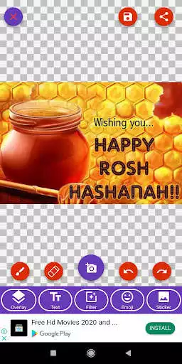 Play Rosh Hashanah: Greetings, GIF Wishes, SMS Quotes as an online game Rosh Hashanah: Greetings, GIF Wishes, SMS Quotes with UptoPlay