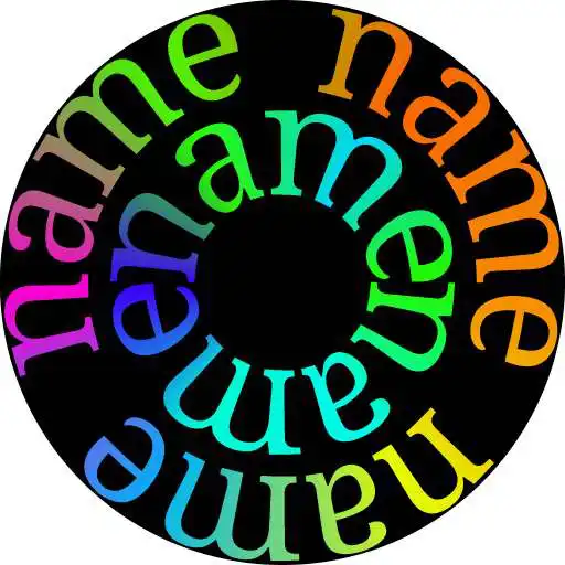 Free play online Rotate My Name Live Wallpaper  APK