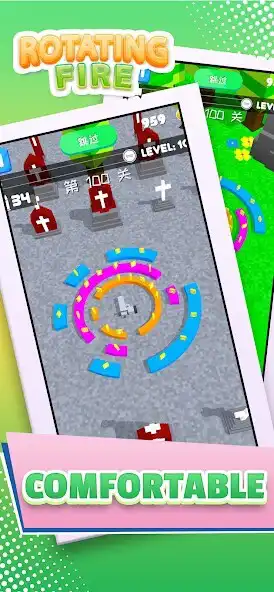 Play Rotating Fire - Spinning Shoot as an online game Rotating Fire - Spinning Shoot with UptoPlay