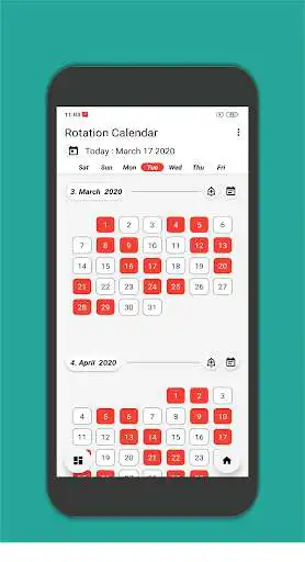 Play Rotation Calendar: Schedule Your Time  and enjoy Rotation Calendar: Schedule Your Time with UptoPlay