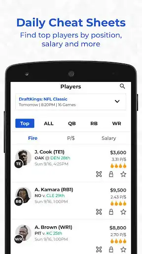Play RotoQL Express - Daily Fantasy Tool