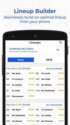 Play RotoQL Express - Daily Fantasy Tool