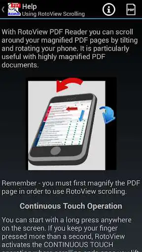 Play APK RotoView PDF Reader  and enjoy RotoView PDF Reader with UptoPlay com.innoventions.rotoviewpdf