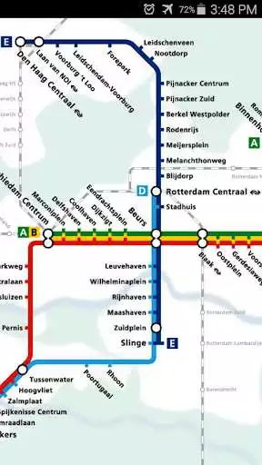 Play Rotterdam Metro Map