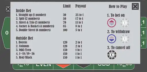 Play Roulette 2D as an online game Roulette 2D with UptoPlay