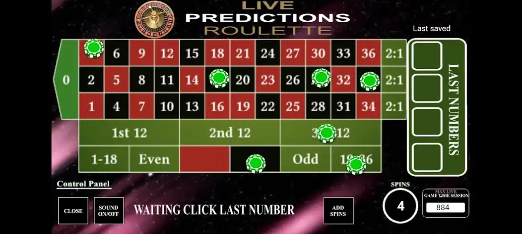 Play Roulette Live Predictions as an online game Roulette Live Predictions with UptoPlay