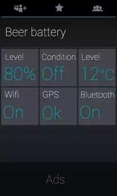 Play Round Blue Clock Widget