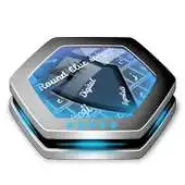 Free play online Round blue sphere Keyboard Art APK