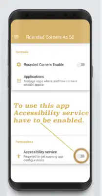 Play rounded corners