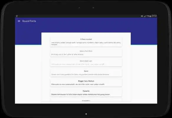 Play Round fonts for FlipFont