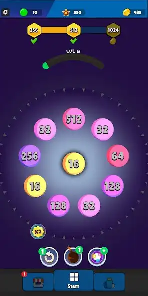 Play Round Merge 3D: 2048 Quest  and enjoy Round Merge 3D: 2048 Quest with UptoPlay