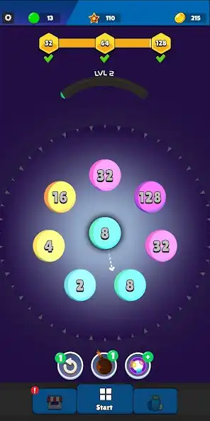 Play Round Merge 3D: 2048 Quest as an online game Round Merge 3D: 2048 Quest with UptoPlay