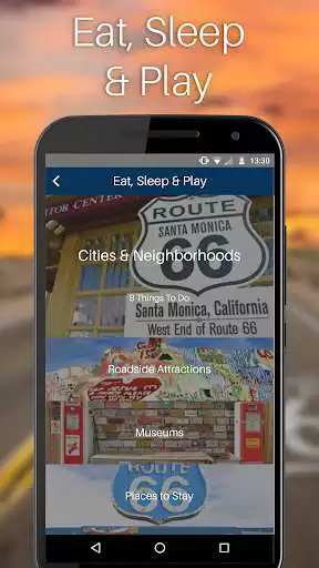 Play Route 66 Travel Guide as an online game Route 66 Travel Guide with UptoPlay