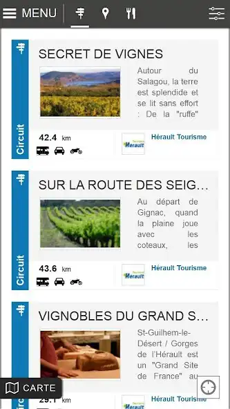 Play Routes des vins en Languedoc  and enjoy Routes des vins en Languedoc with UptoPlay