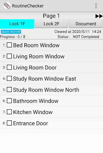 Play Routine Checker Play Routine Checker