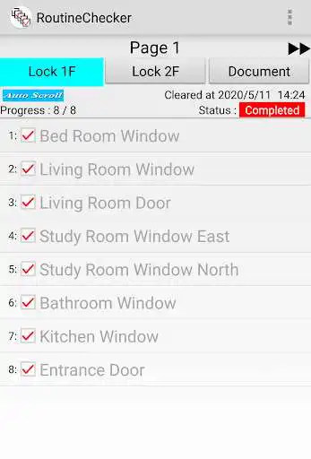 Play Routine Checker Play Routine Checker