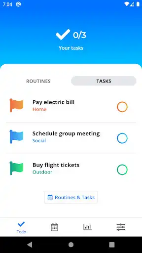 Play RoutineGoal: Daily Routines, Task & To do list as an online game RoutineGoal: Daily Routines, Task & To do list with UptoPlay
