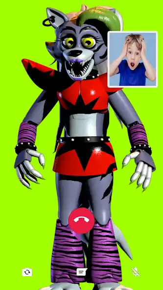 Play roxanne wolf chica video call as an online game roxanne wolf chica video call with UptoPlay