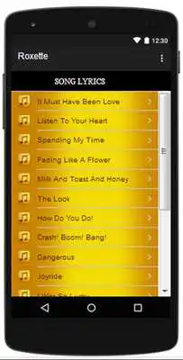 Play Roxette songs  lyrics, hot