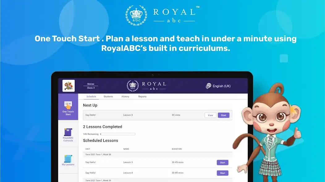 Play RoyalABC Classroom as an online game RoyalABC Classroom with UptoPlay