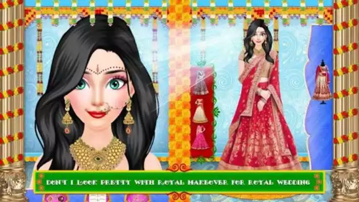 Play Royal Indian Girl Fashion Salon For Wedding