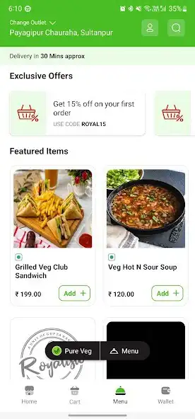 Play Royalisto - The Food Vibes as an online game Royalisto - The Food Vibes with UptoPlay
