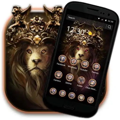 Run free android online Royal King Fire Lion Theme APK Run free android online Royal King Fire Lion Theme APK