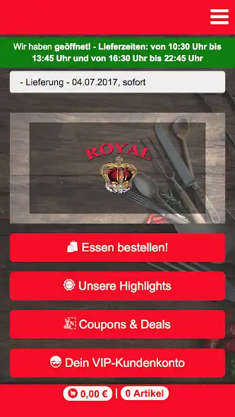 Play Royal Pizza- und China-Service  and enjoy Royal Pizza- und China-Service with UptoPlay