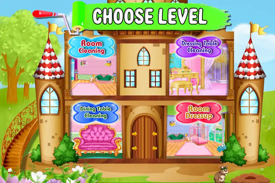 Play Royal Princess House Cleaning as an online game Royal Princess House Cleaning with UptoPlay