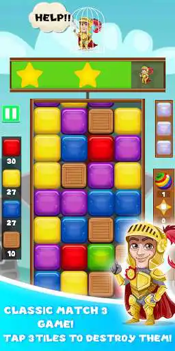 Play Royal Tiles - Match 3 Kingdom as an online game Royal Tiles - Match 3 Kingdom with UptoPlay
