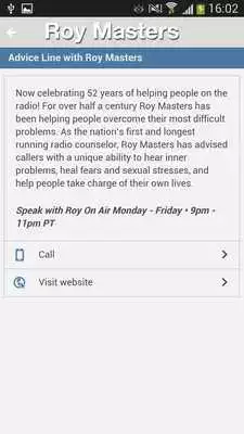 Play Roy Masters Advice Line App