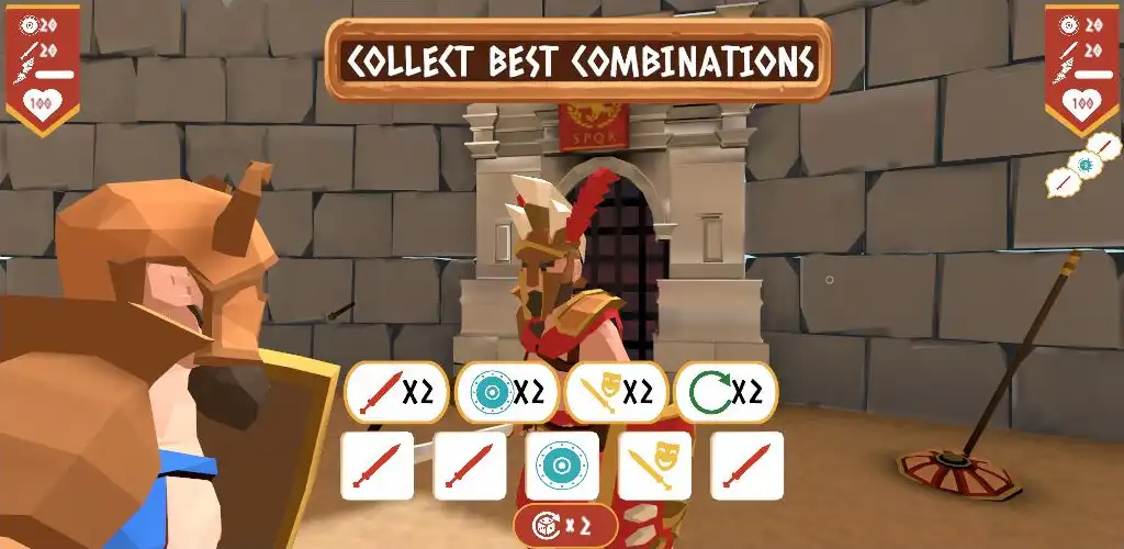 Play RPG Dice Gladiators Fight Game as an online game RPG Dice Gladiators Fight Game with UptoPlay